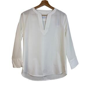 NWT Vineyard Vines Harbor Savannah Searsucker White Tunic